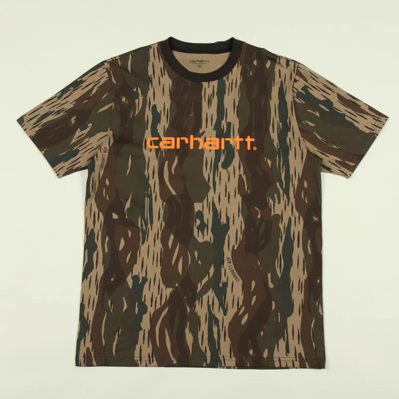 Carhartt WIP Script T-Shirt - Camo Unite/Copperton